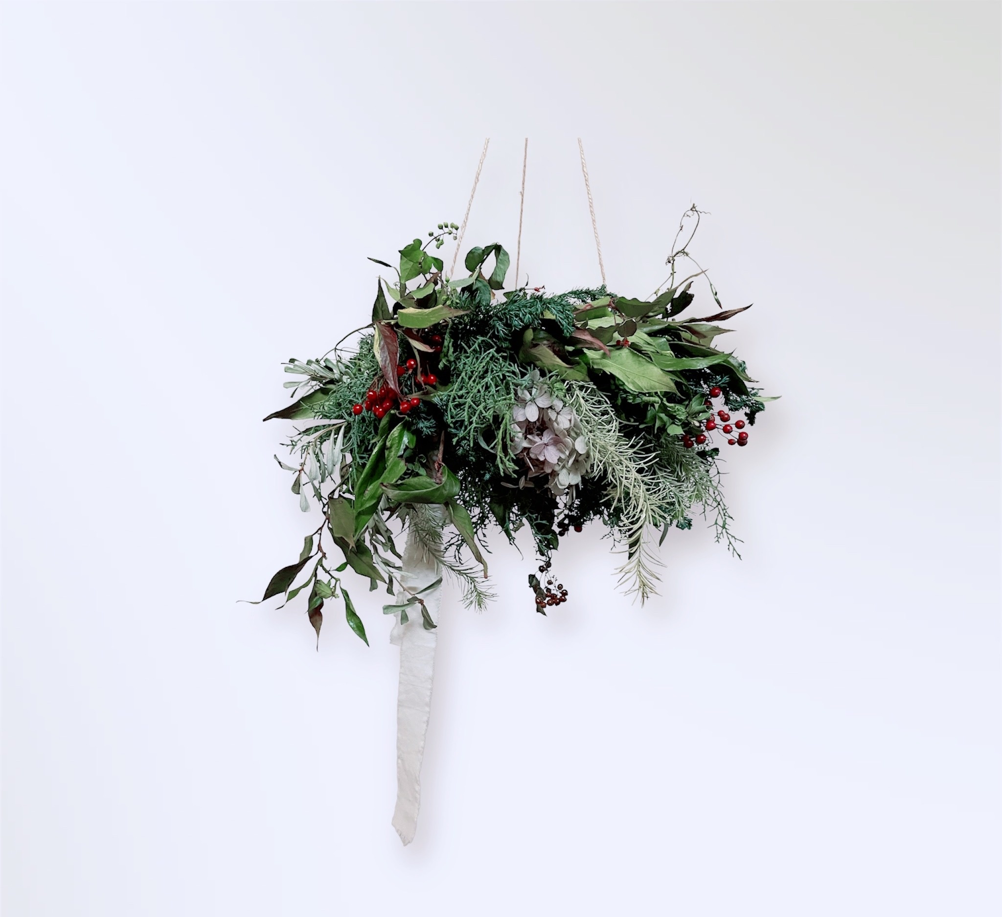 Christmas フライング wreatheの写真