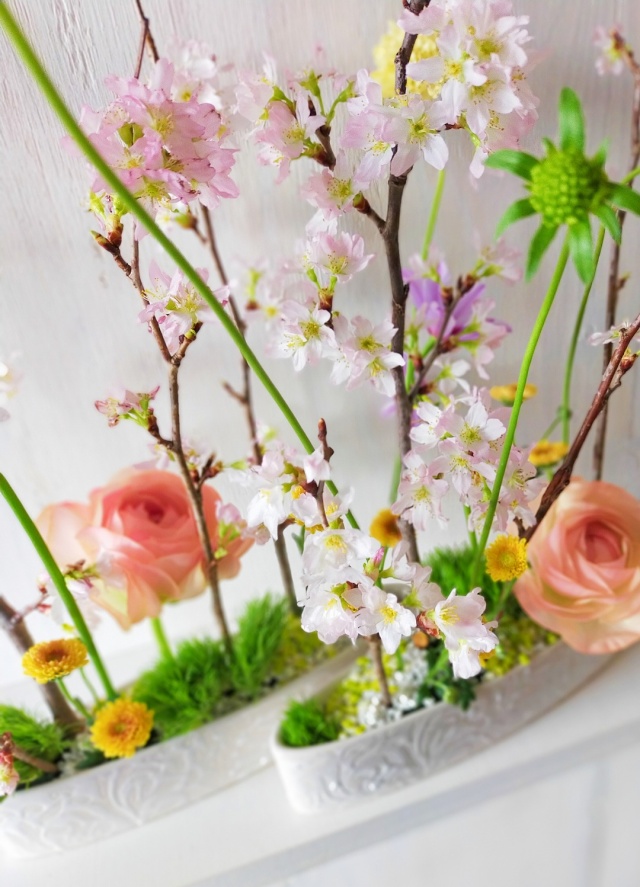 桜のお花見アレンジメントの当日の流れ・雰囲気の写真2枚目
